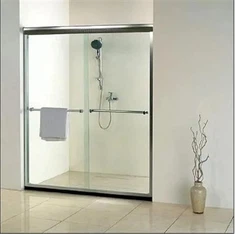 Duschtür aus gehärtetem Glas
